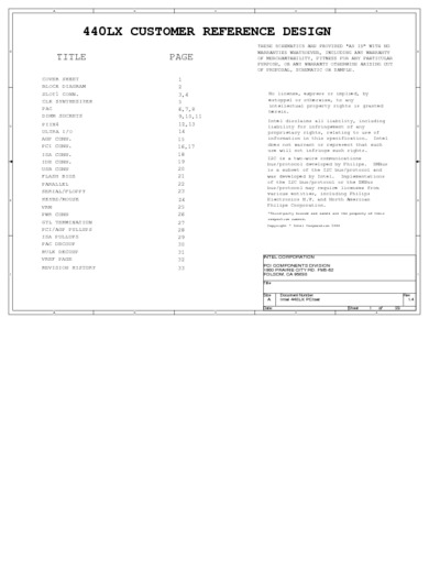 Intel 440LX-R1.4 Schematics