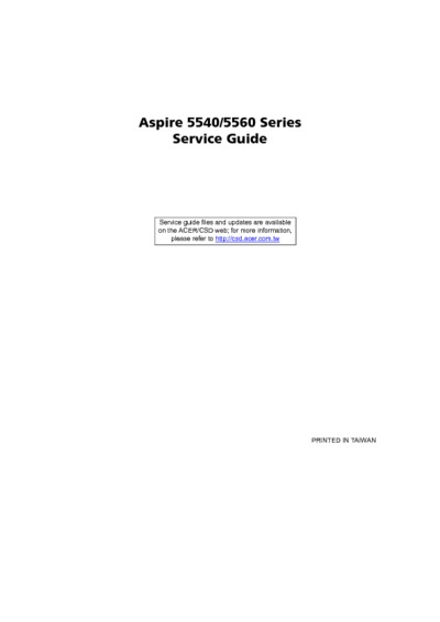 Acer Aspire 5540 5560