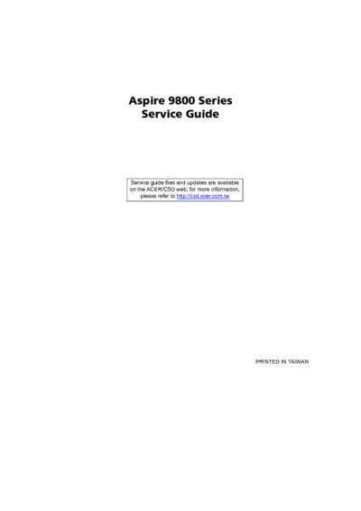 Acer Aspire 9800