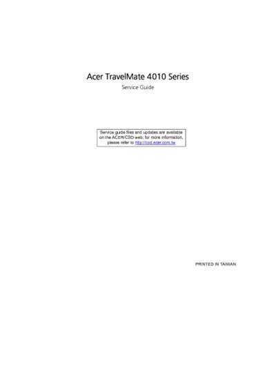 Acer Travelmate 4010