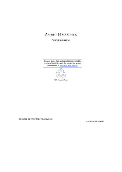 Acer Aspire 1450
