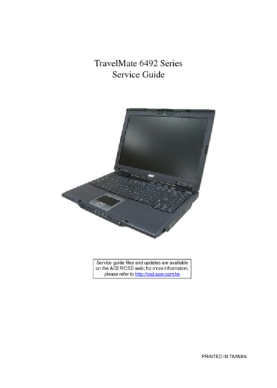 Acer Travelmate 6492