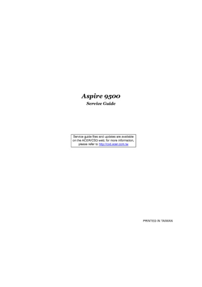 Acer Aspire 9500
