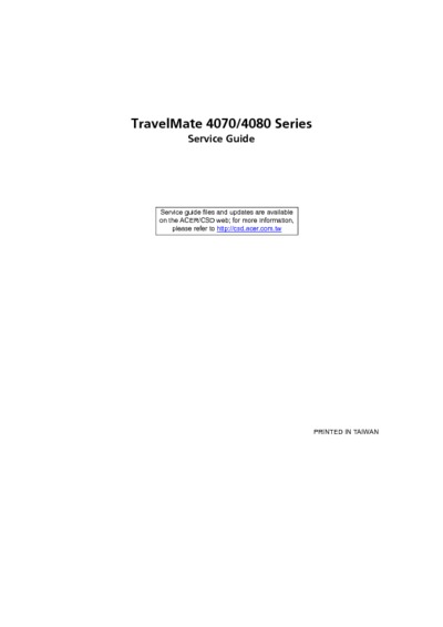 Acer Travelmate 4070 4080