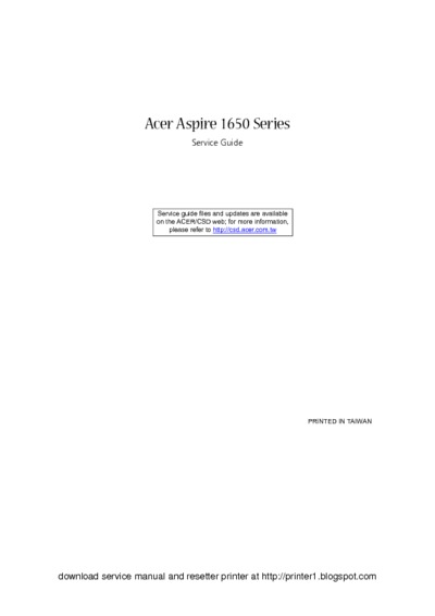 Acer Aspire 1650