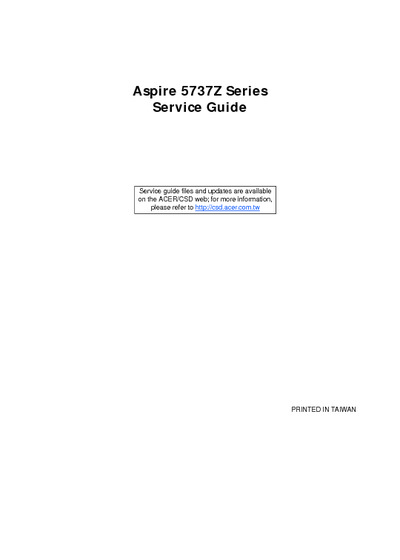 Acer Aspire 5737Z
