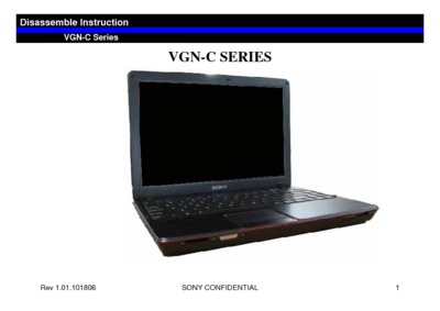 Sony VGN-C Notebook