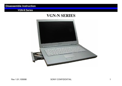 Sony VGN-N Notebook