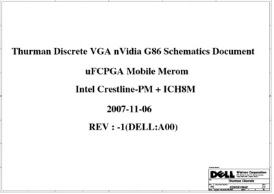 Dell m1330 thurman discrete schematics