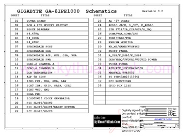GIGABYTE GA-8IPE1000 - REV 3.1