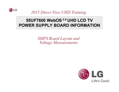 LG 55UF7600 WebOS 2.0 UHD LCD TV PSU, T-CON, Main Board