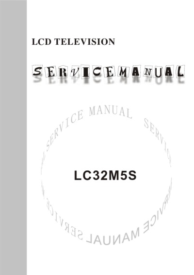 Prima LC32M5S LCD TV Service Manual