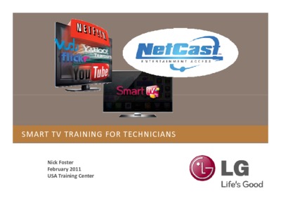 LG Smart TV Training