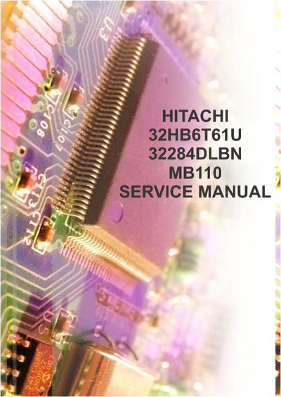 Hitachi 32HB6T61U, 32284DLBN Chassis 17MB110-R2