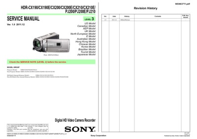 Sony HDR-PJ200 level 3
