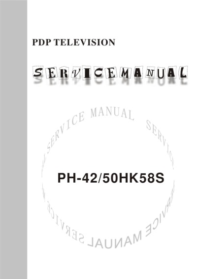 Xoceco PDP TV PH-42HK58S, PH-50HK58S