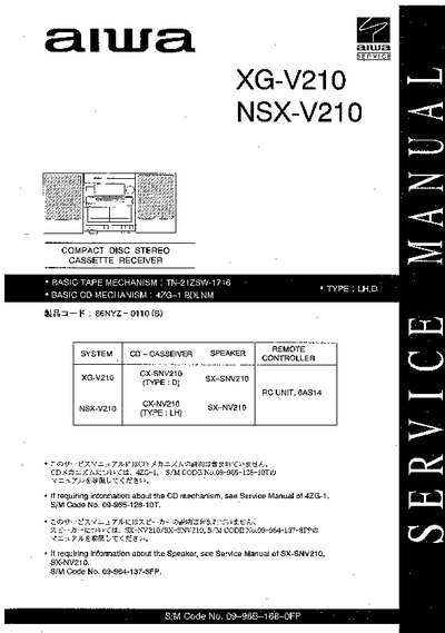 Aiwa NSX-V210