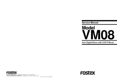 FOSTEX VM08