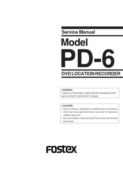 FOSTEX PD6