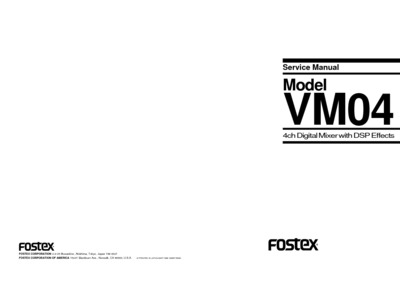 FOSTEX VM04