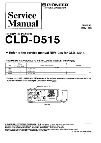 Pioneer CLD-D515