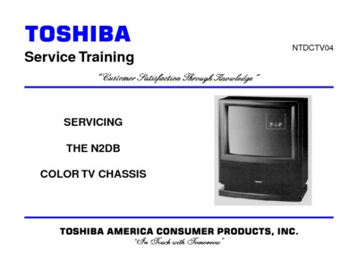 Toshiba CTV4 Chassis N2DB