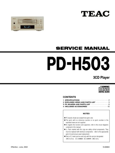 Teac PD-H503