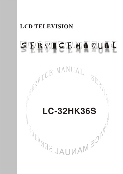 XOCECO LC-32HK36S service manual