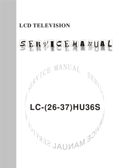 XOCECO LCD TV LC-26HU36UAE, LC-37HU36UAE