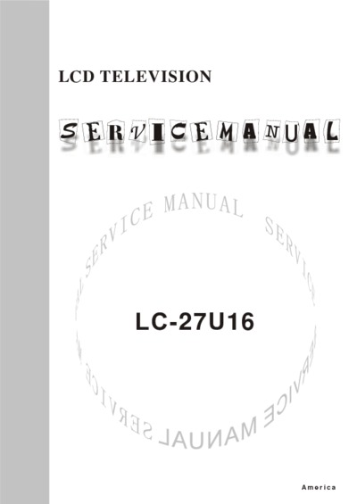 XOCECO LC-27U16 Service Manual