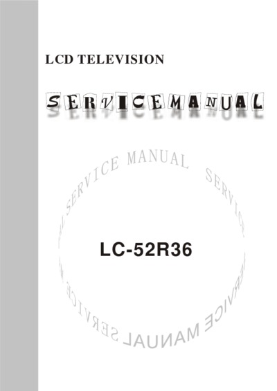 XOCECO LCD TV LC-52R36