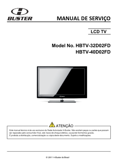 Hbuster HBTV-40D02FD, HBTV-32D02FD