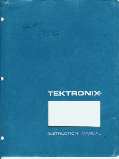 Tektronix 465 - Oscilloscope