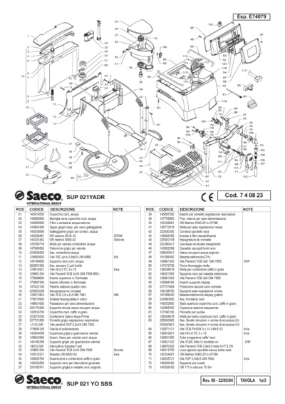 Saeco 590 SUP0251