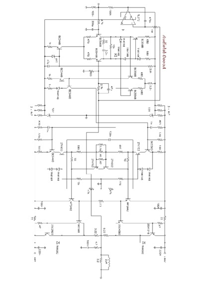 AudioLab 8000A amplifier schematic