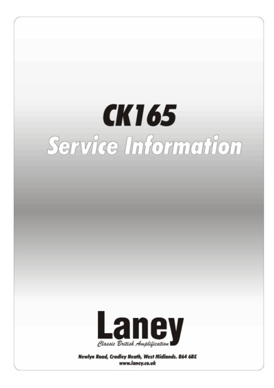 Laney CK165