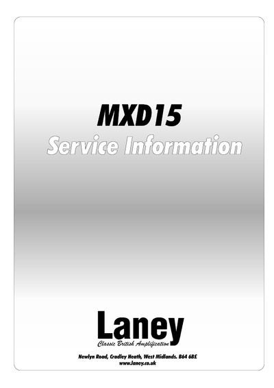 Laney MXD15