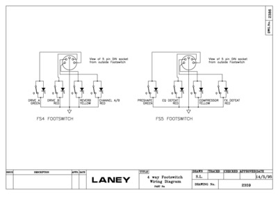 Laney FS4 and FS5 Wiring