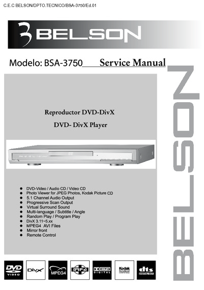 BELSON BSA-3750-DVD