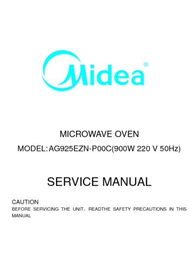 Midea MPG8226 Microwave Oven