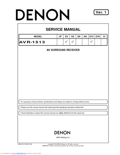 DENON AVR-1513