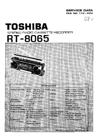 Toshiba RT8065