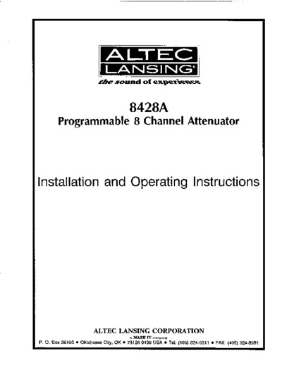 ALTEC 8428A