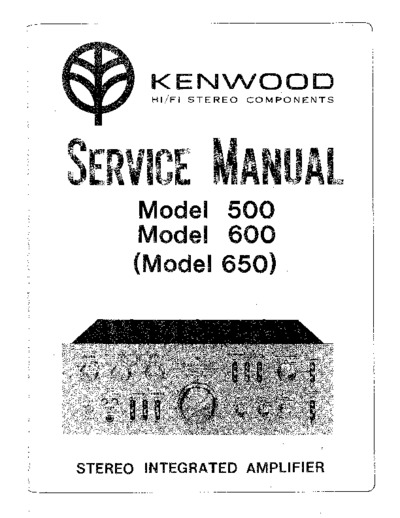 Kenwood 500 600 650