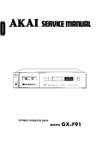 AKAI GX-F91