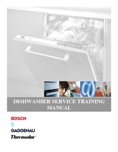 Bosch SHV, SHX, SHU Dishwashers Training
