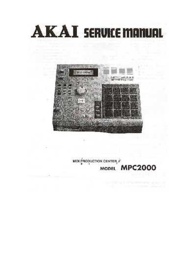 Akai MPC2000
