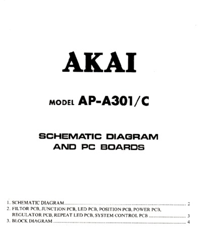 Akai AP301,C