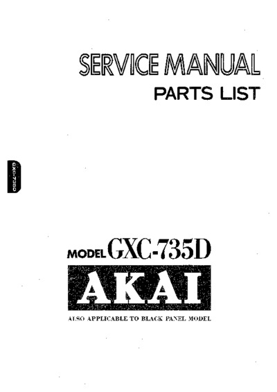 Akai GXC-735D
