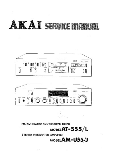 Akai AT-S55-L, AM-U55-J